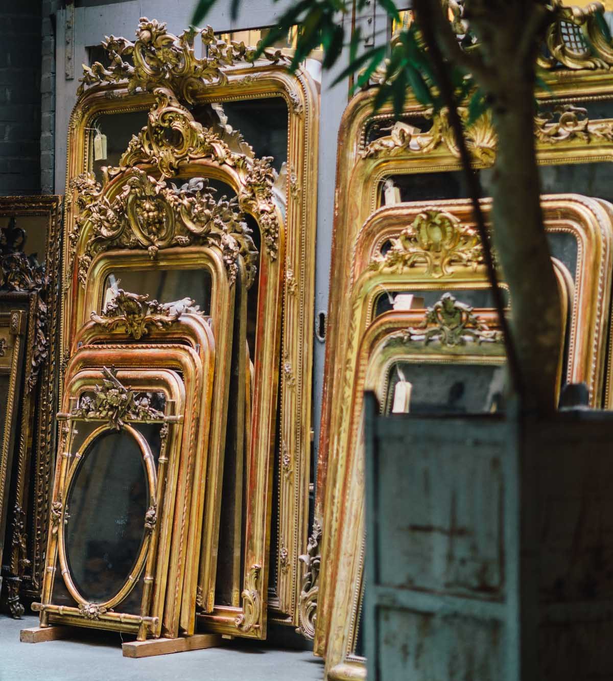 Anouk Beerents The Dylan Amsterdam antique mirror guilded mirros