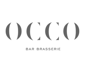 Bar Brasserie OCCO logo at luxury boutique hote The Dylan Amsterdam.