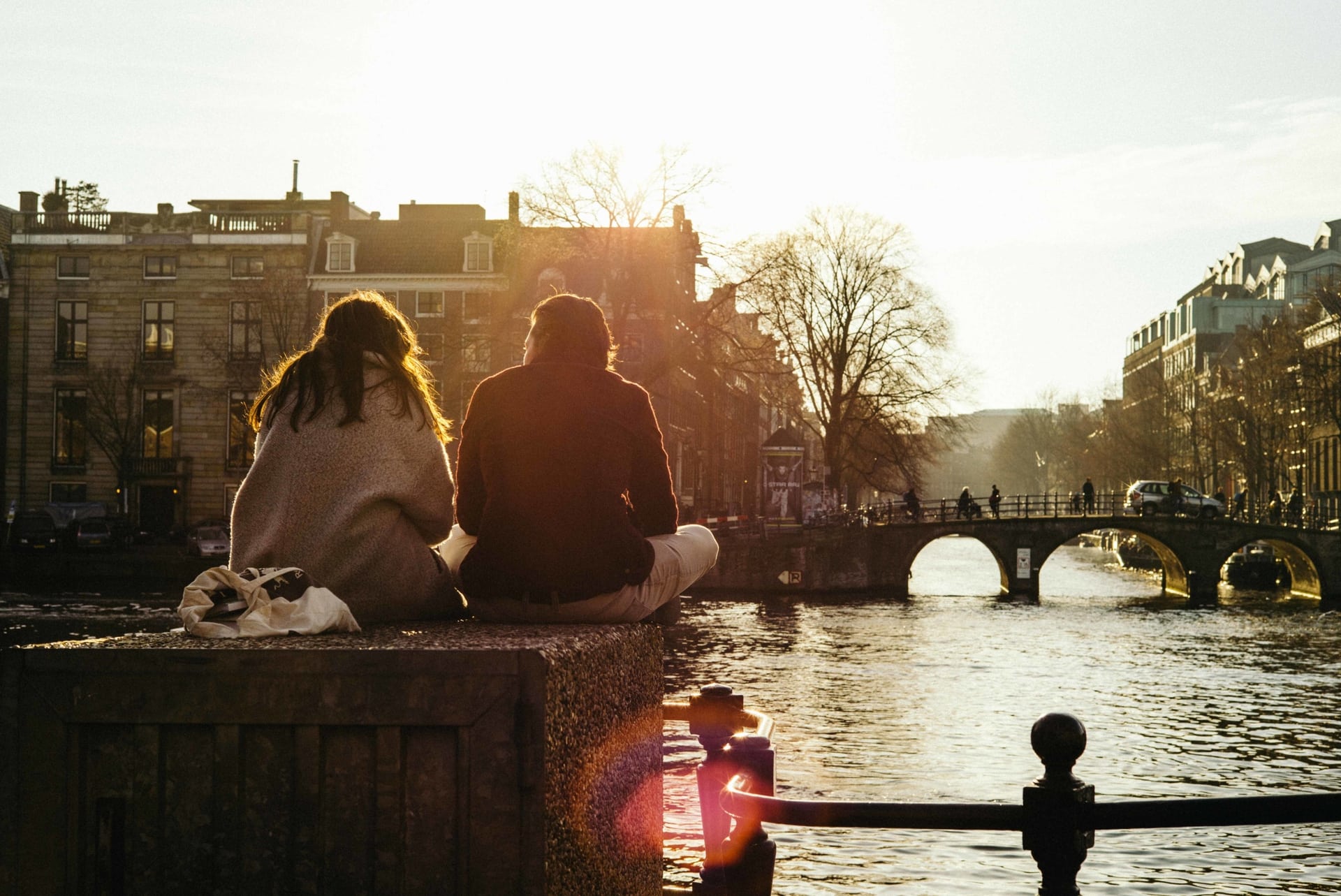 Wandering through Amsterdam canals