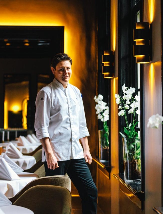 Bart Kalfsterman, Sous Chef of Bar Brasserie OCCO en restaurant Vinkeles, in luxury boutique hotel The Dylan Amsterdam.