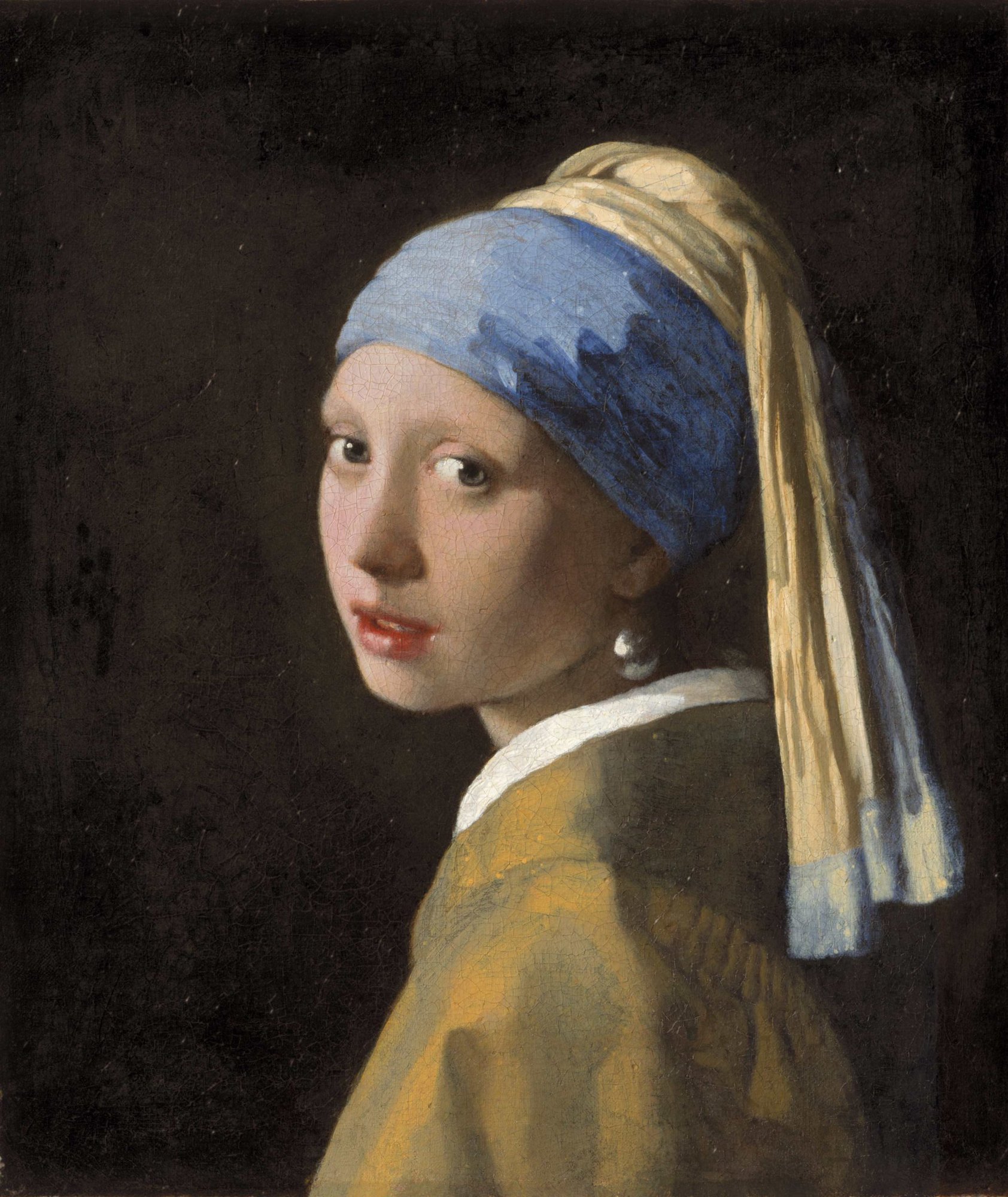 Girl with a pearl earring of Jan Vermeer in het Rijskmuseum. - The Dylan Amsterdam