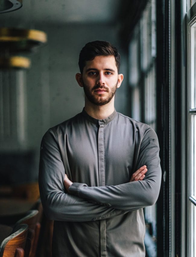 Filip Hanlo, chef at até at The Dylan Amsterdam