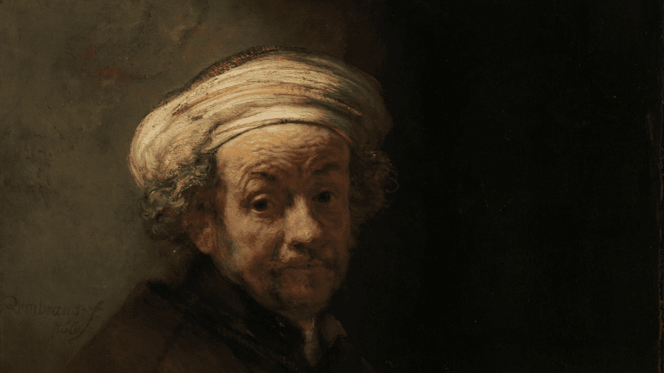 Rembrandt van Rijn - self portrait from the Rijksmuseum in Amsterdam
