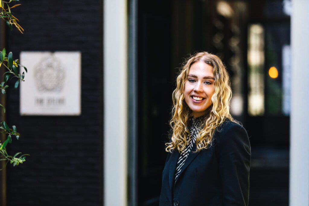 Elise Hoogenkamp, Events Executive at luxury boutique hotel The Dylan Amsterdam, the perfect venue for your event or private dining experience